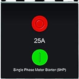 Anchor by Panasonic 66025B Roma Urban Plus Modular 2M 20A V0 Grade Polycarbonate One-Way Switch with LED Indicator (Black)-18