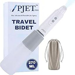 PJET PRO Portable Bidet Spray for Toilet – Travel Jet Spray | Electric Foldable Bidet with 4 Pressure Control | Portable Health Faucet for Travel & Cleaning (270ml, Grey)-image-33