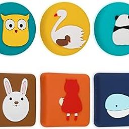 Mockery Silicone (4 PCS) Door Bumper Wall Protector Self Adhesive Door Stopper Knob Pads,Soft Reusable Rubber Wall Protectors Shield-image-100