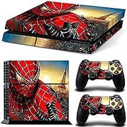 Khushi Decor Spider-Man Theme 3M Skin Sticker Cover for PS4 Console and Controllers [Video Game]-image-65
