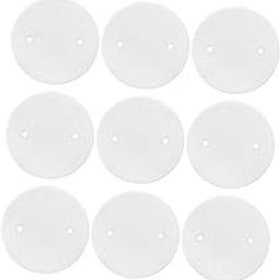 ERINGOGO 25pcs Octagonal Ceiling Light Plate Electrical Outlet Covers Cable Management Covers Round Vent Plate Easy Install for Home Office-image-62