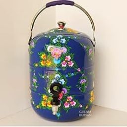 Rajasthan Craft Point Water Pot with Tap Stainless Steel Water Dispenser for Kitchen (Dark Blue, 10 LTR)-image-13