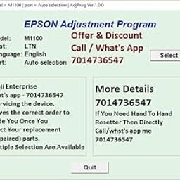 Adjustment Program Resetter Single Pc m1100 m1120 (Email Delivery - NO CD)-11
