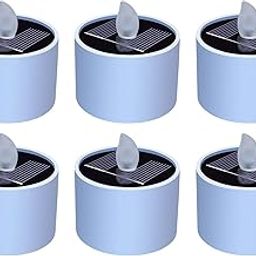 GUDMART® Waterproof Flameless Led Tea Lights Solar Powered for Home Outdoor Party-image-64