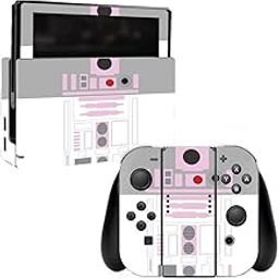 MightySkins Skin Compatible with Nintendo Switch - Pink Cyber Bot | Protective, Durable, and Unique Vinyl Decal wrap Cover | Easy to Apply, Remove, and Change Styles-10