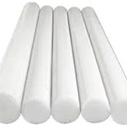 5mm outer Diameter white smooth Nylon Rod Round Bar of 300mm /1 feet / 30cm length - 1 No-image-66