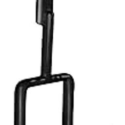 DOCAT Over The Door Hanger Hooks for Clothes Hanging Heavy Duty Hooks for Kitchen Bedroom Bathroom Accessories Items Hanging Organizer Rack with No Hole Drilling Required (Black 2 Hook)-96