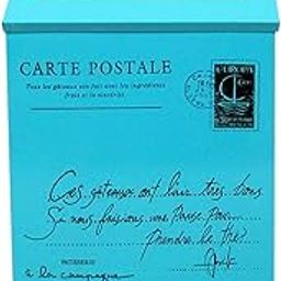 BNF®Vintage Galvanized Mailbox Letterbox Postbox Newspaper Holder Box Blue|Home & Garden | Home Decor| Key & Letter Holders|1 Piece Mailbox-image-57