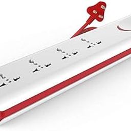 GM Modular 3060- E-Book Plastic 4+1 Spike Guard (Red and White) - Pack of 3-1