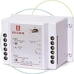 ELLICO Plastic Fully Automatic Water Level Controller And Indicator With Free Of 3 Sensors (White)-25