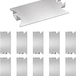 ISPINNER 50pcs Nail Plates for Wood Studs, 1.5 x 2.75 Inch Nail Plate with Sharp Pointed Prongs, Anti-Nail Protection Plate Shield 1-1/2" x 2-3/4"-9