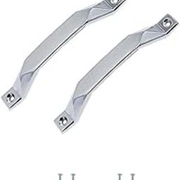 HYDERON Chrome-Plated Handle – Sleek 128MM (6 inch) CP Pull Handle for Cabinets, Drawers & Doors | Modern & Functional Design | (Model No R-214) (Pack of 2)-image-6