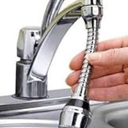 BATHONIX Stainless Steel 360 Degree Rotate Flexible Kitchen Water Sink Tap Nozzle (Pack of 1) 4554-32