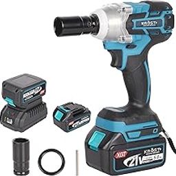 KROST PRO Series 21V(37V Max) Brushless Double Battery Powerful Cordless Impact Wrench | Impact Driver (Impact Wrench)-picture-10
