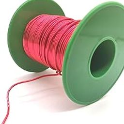 Xuulan Enameled Copper Winding Wire 32AWG 18AWG 34AWG 22AWG 0.1mm 0.45mm 0.55mm 0.41mm Red Copper Wire QA-1/155 for Electric Motors (Color : OD 0.19mm, Size : Weight 100g)-image-74