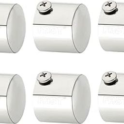 FAST CB45S Heavy Stainless Steel Metal Round Curtain Rod End Cap Finilas for Door and Window 1 Inch Curtain Rod Accessories (6)-23
