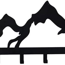 Coat Hook Modern Storage Wall Mounted Key Holder for Office Doorway Entryway Style B Key & Letter Holders-16