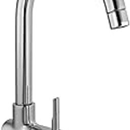 Jaquar Table Mounted Sink Cock with Regular Swinging Spout – Modern Bathroom Faucet for Sinks & Washbasins, Durable, Easy Installation, Sliver, Chrome Finish-image-68