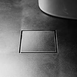 VANRA V-Baths 6 Inch|150 Mm Reverse Plate Stone/Tile/Marble Insert Drain Jali Stainer|Square Drainer For Bathrooms Floor,Roofs,Terraces,Balconies Of Stainless Steel (Grade 304) (6'' X 6'' (Inch))-picture-18
