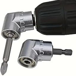 DIY Crafts 105-Degree Angle Screwdriver Head Adapter - Extend Reach, Increase Torque Enhance Control for Electric Drill and Power Tool Drill Bits Extension for Tight Spaces and Hard-to-Reach Areas (1)-20