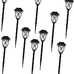 Drumstone (𝗦𝗽𝗲𝗰𝗶𝗮𝗹 𝟭𝟬 𝗬𝗲𝗮𝗿𝘀 𝗪𝗮𝗿𝗿𝗮𝗻𝘁𝘆 Pack of 10 Solar Lights – Waterproof, Auto On/Off, No Wiring, Easy Installation for Pathways, Gardens & Yards – Energy-Efficient & Stylish-image-26