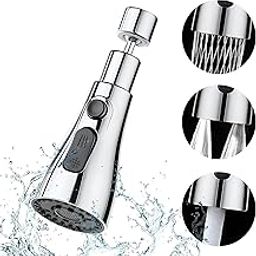 Rory 3 in 1 Modern 2025 Model Faucet Spray Head - 360° Swivel Spout, Kitchen Sink Tap Pull Out Spray Shower with 3 Water Modes, Flexible Faucet Extender, Upto 35% Water Saving-10