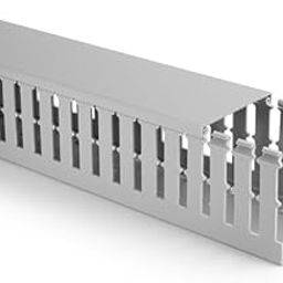 TRUEBOND PVC Duct Cable Tray Managers/Wiring Channels/Cable Tray PVC FRLS Type 50 cm, Size-25 * 25 mm (Pack of 3)-picture-20