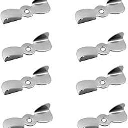 Full Turn Button Latch (Stainless Steel) - Twist Stopper - Billy Billi - Off Butterfly Type for Windows, Wardrobes and Doors - Pack of 8 (Comes with SS Screws)-image-57