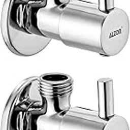 ALTON ALT2025, Brass Angle Valve With Wall Flange, Chrome (2-Piece Set)-image-8