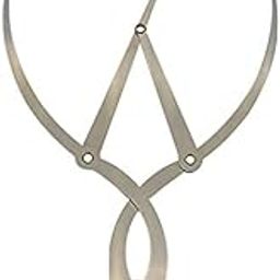 Golden Mean Calipers Golden Ratio Calipers Stainless Steel Eyebrow Ruler 1:1.618 Measure Tool for Tattoo Makeup-picture-22