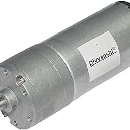 Divyanshi 555 High Torque Geared Motor, 12V 13 RPM, 24V 25 RPM-30