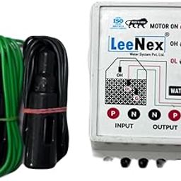 LEENEX Fully Automatic Water Level Controller and Indicator with 3 Sensors-19