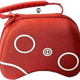 PSS Universal Travel Bag for Controller Carrying Case Bag Gaming Accessory for PS5,Xbox Series,Switch Pro, Xbox One, Xbox, Xbox 360, PS3, PS4, PS2 Controller Bag - Red-18