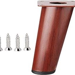 Furniture Leg Support Leg Portable Replacement Leg for Ottoman Desk Cupboard Brown Red| Furniture Accessories | Replacement Parts | Sofa Leg Set-image-56