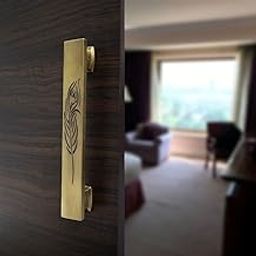 INKART� Peacock Feather Door Handles for Main Door/Main Door Handle/Door Handle/Simple and Aesthetic Look (Gold Color) (DH13)-image-57