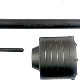 Jon Bhandari Tools 75mm Concrete Hole Saw with 300mm SDS plus extension bar - Carbide Tipped Core Drill Bit Cutter for Brick, Cement, Stone and Wall Drilling - Ideal for AC Installation & Plumbing-image-40