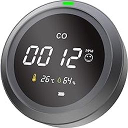 Protmex Carbon Monoxide Detector, Carbon Monoxide Checker NDIR Type CO Detector with Humidity/Temperature Function, USB Charging, CO Detector, CO Leakage, High Precision, Portable Alarm, Camping-image-27