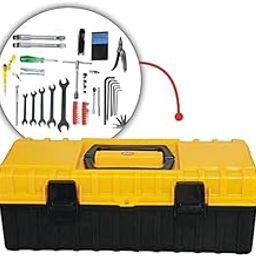Heavy Duty Plastic Empty Tool Box with Tray/Compartments (14 inch tool box)-picture-12