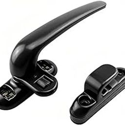 Aluminium Window Handle, Single Point Lock, Right Side, Black, Door & Window Replacement Handle-picture-2