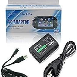 TMG PS Vita 2000 Power Adapter with USB Data Charging Cable for PS Vita 2000-18