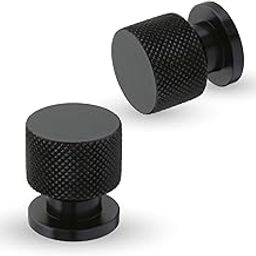 LAPO 2 Piece Drawer Knobs for Home & Office – Durable and Elegant Aluminum Door Knob for Cabinets, Cupboards & Dressers (Black Finish)-picture-16