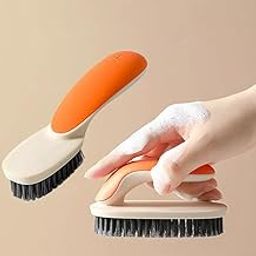 JAPP Multipurpose Household Scrub Brushes with Medium Firmness, Reusable Cleaning Tools for Bathroom, Kitchen, and Laundry - Non-Shedding Bristles for Effectively Cleaning Clothes and Shoes-78