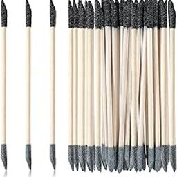 30 PCS Sanding Sticks, Double Matchsticks Sanding Sticks for Tight Spaces Wood, 150/280 Grit Fine Detailing Polishing Sticks Sanding Twigs for Plastic Models Wood Hobby Stuffers, 5.4 x 0.2 Inch-17