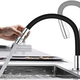 ALTON MO088, Mouth Operated Flexible Spout for Kitchen and Bathroom | Kitchen Tap | Wash Basin Tap | Sink Tap | Black-19