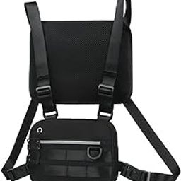IDOEASE Camouflage Chest Pack Bag for Men Water Resistant Running Lightweight Vest Packs Utility Pack for Outdoors-picture-10