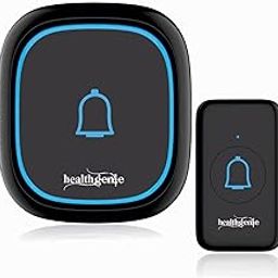 Healthgenie Wireless Doorbell with Upto 300 meter Range & Multi PAIRING Feature, IP55 Grade of Dust & Waterproofing, 66 Ringtones with 7 Level volume, 1 Year Warranty, Black (1 Transmitter 1 Receiver)-image-21
