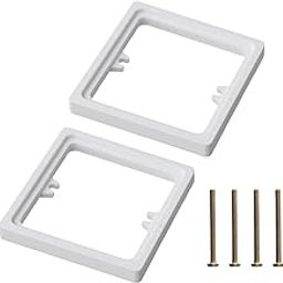 CALANDIS™ 2 Pieces Single Socket Spacers Switche Accessory for Office Living Room Home white | Switch Plates & Outlet Covers | Electrical & Solar | Home Improvement-16