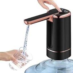 Velonest Automatic Water Dispenser Pump Litre Bottle,Wireless, Rechargeable Water Pump with Display Smart Touch Foldable|Portable Water Home Office Outdoor Rose Gold-image-8