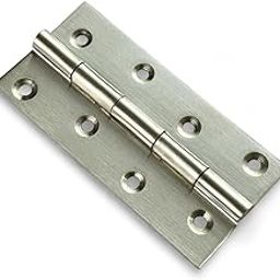 Moksh Plus Door Hinges 5 Inch x 1.1/4 Inch x 10 Gauge/3mm Thickness Premium Stainless Steel Smooth Movement and Welded Door Hinges/kabja for Heavy Door (Pack of 1 Pcs.) (S.S.F. (Satin Matt))-image-18