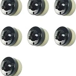Ridhi Home Decor-ISI Mark Old Round Bakelite 1Way Light Switch with Ceramic Base, Set of 7 Pieces-11